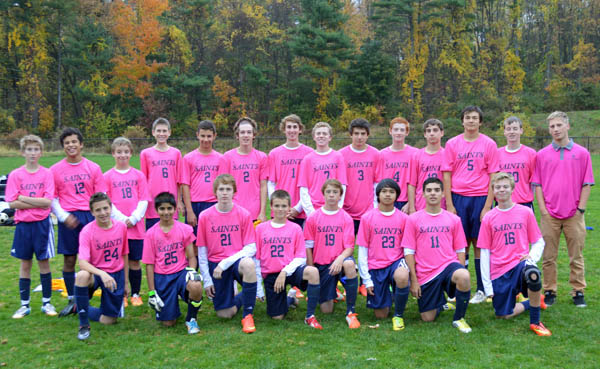 2014 St. Thomas Soccer Pink Game JV Team