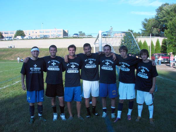 2010 St. Thomas Alumni Soccer players